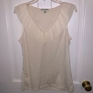Cream Blouse w Frill